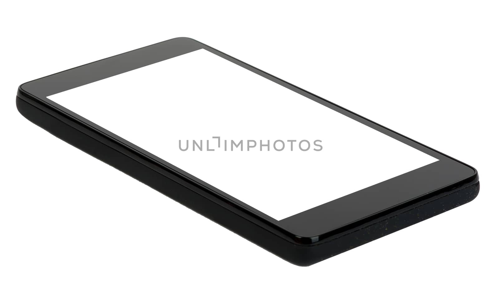 Smartphone with blank screen by cherezoff