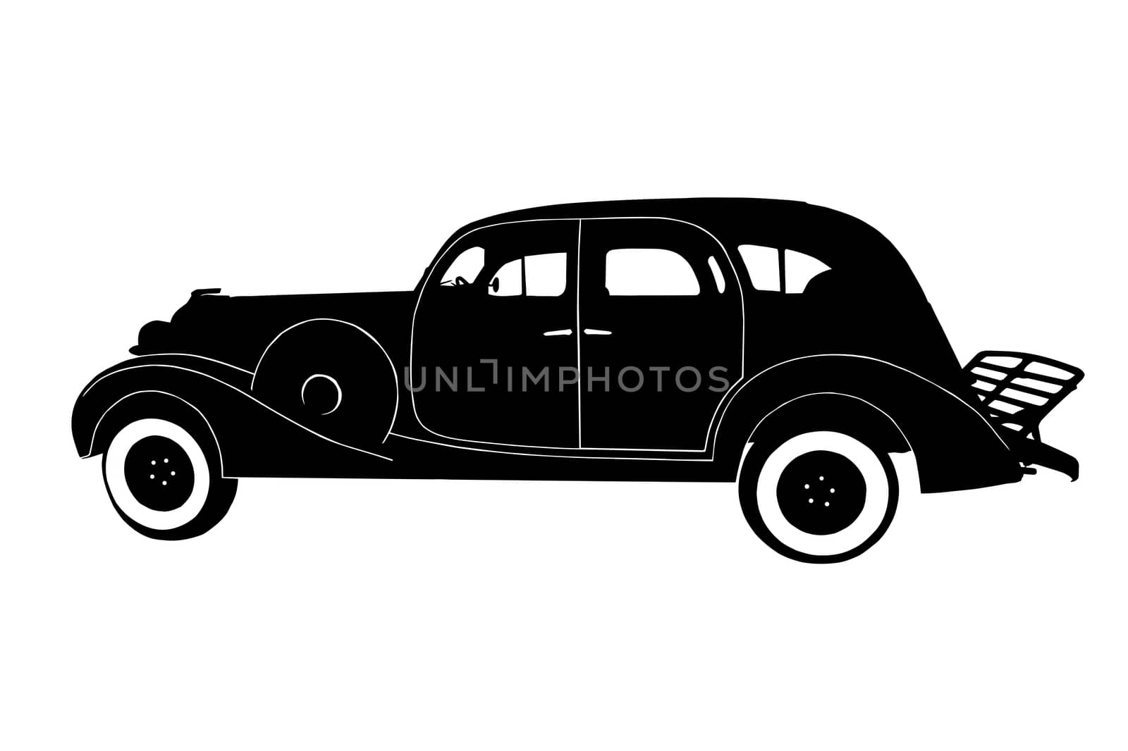 silhouette of the car by zhannaprokopeva