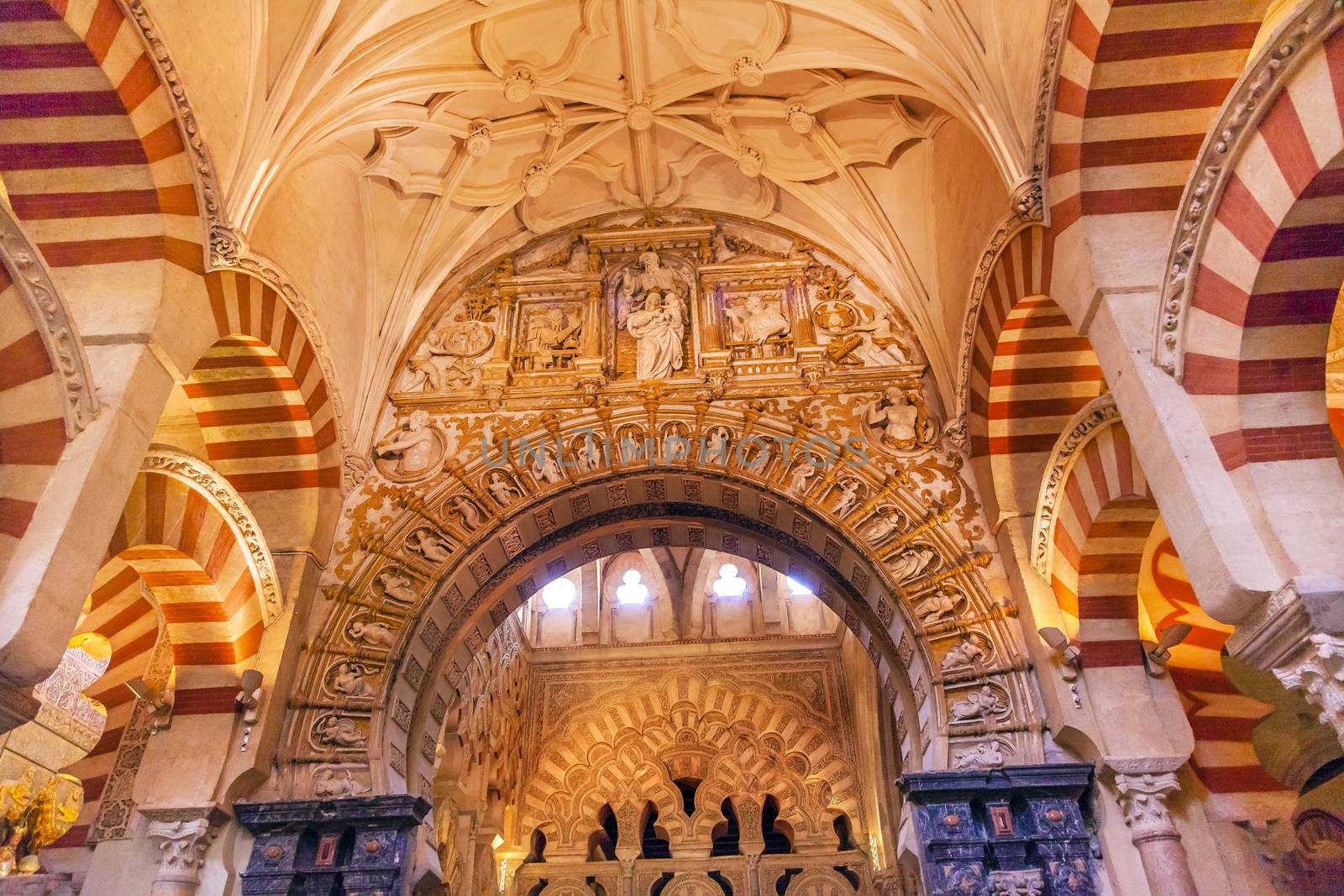 Capilla First Christain Chapel Arches Mezquita Cordoba Spain by bill_perry