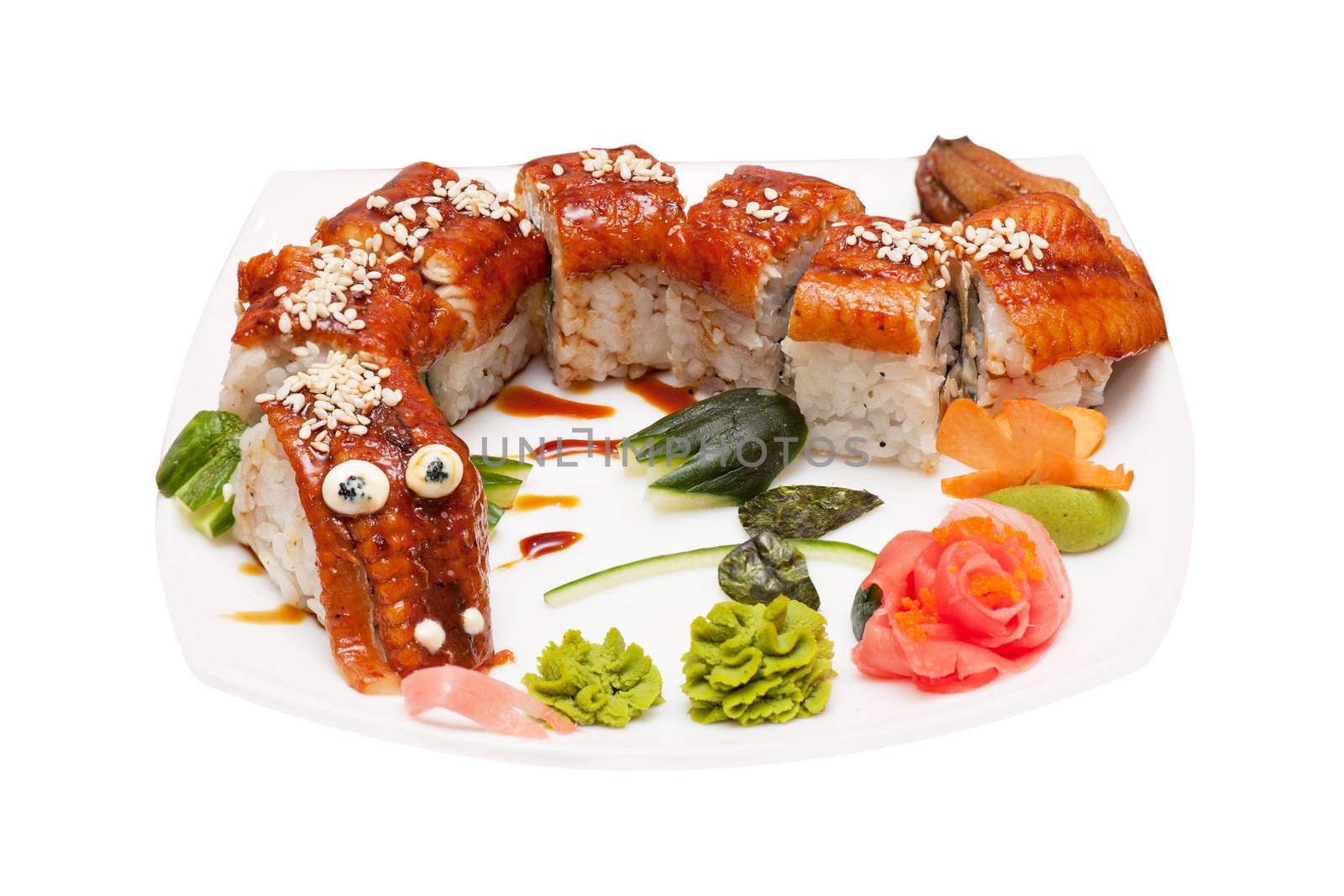 Sushi rolls dragon  by rusak
