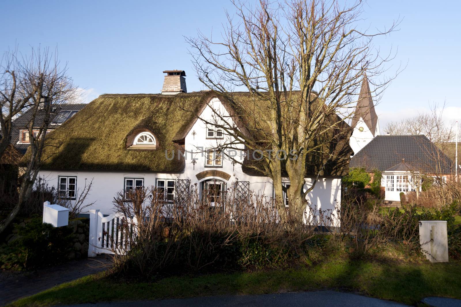 Thatched Roof House on Amrum in Germany