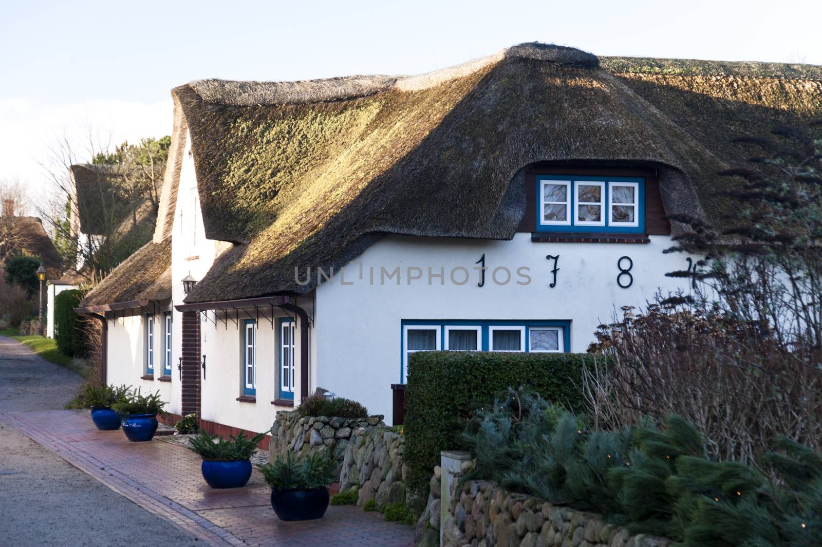 Thatched Roof House on Amrum in Germany by 3quarks