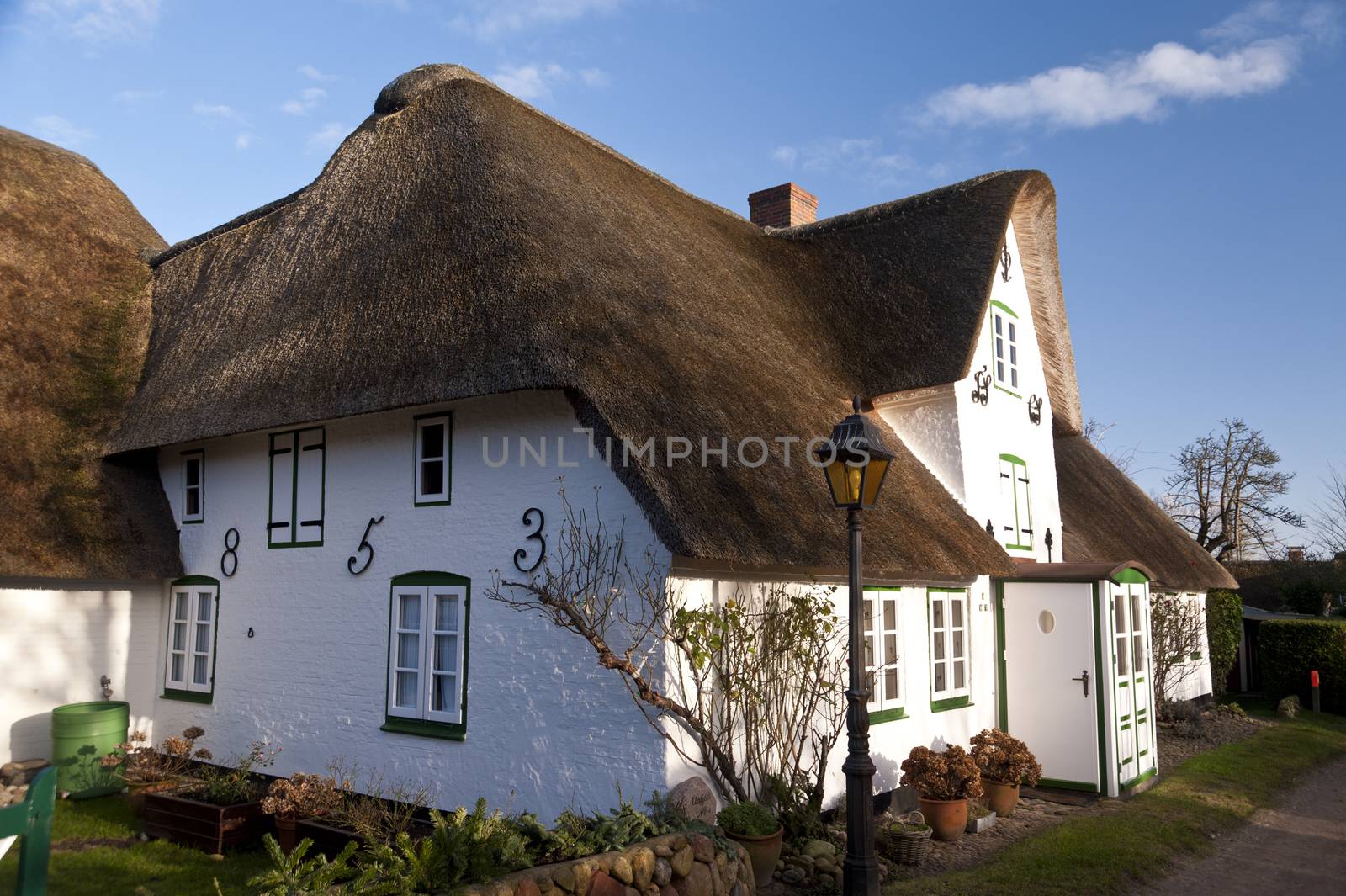 Thatched Roof House on Amrum in Germany