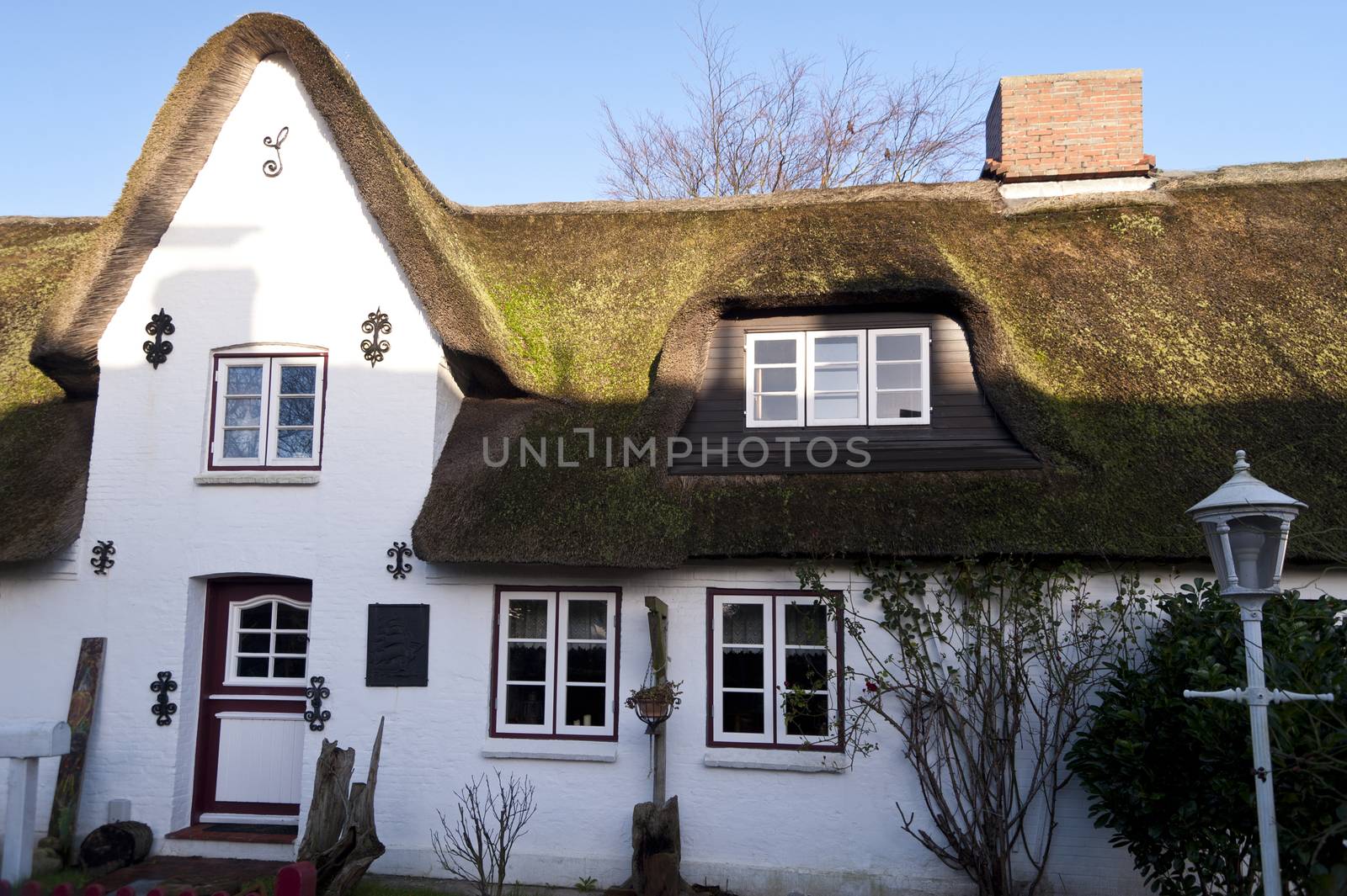 Thatched Roof House on Amrum in Germany