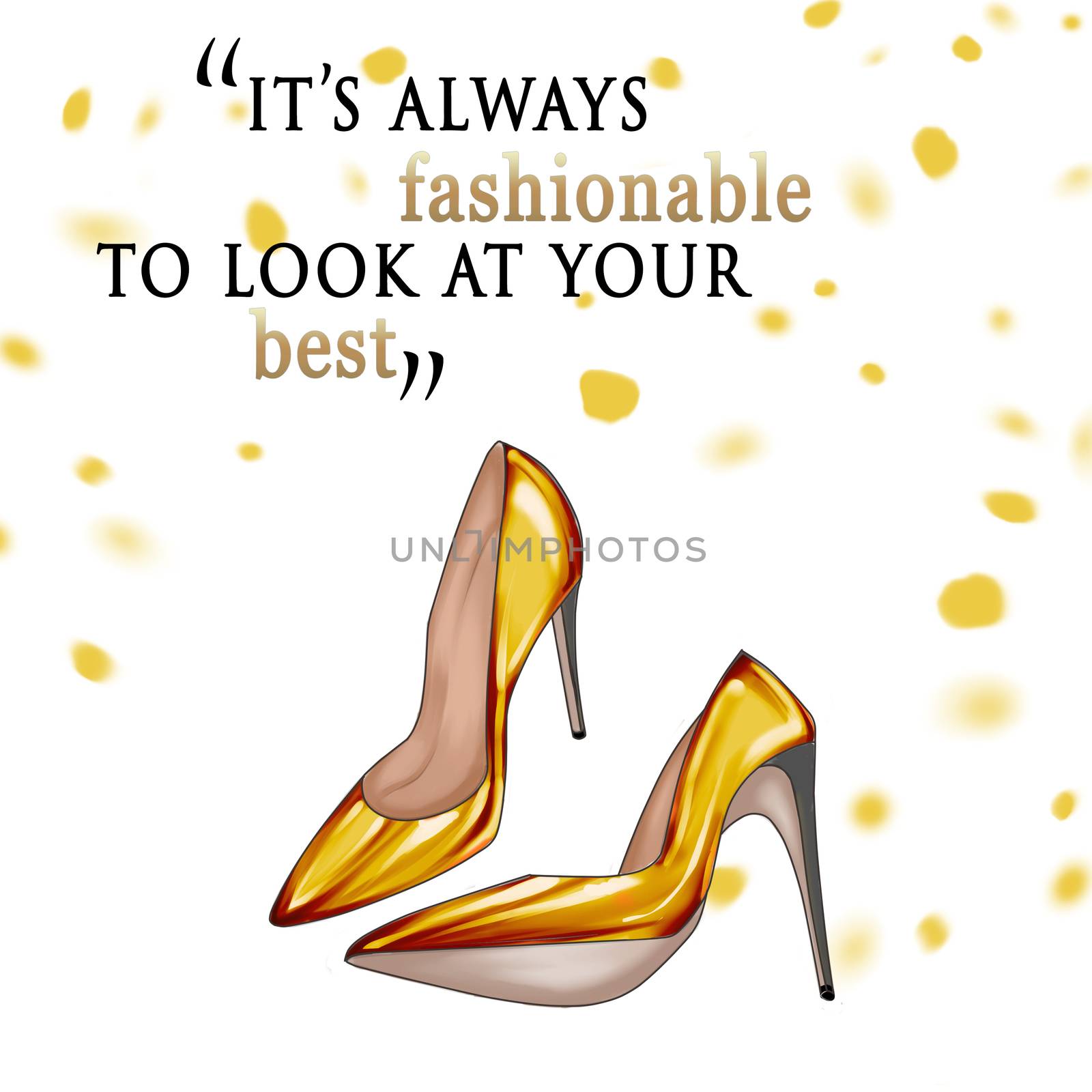 Text funny quotation on white background - fashion illustration - background - postcard - card by GGillustrations