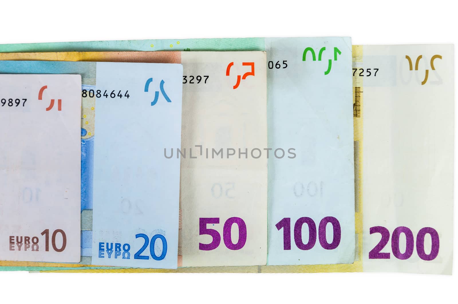 Set of euro banknotes by mkos83