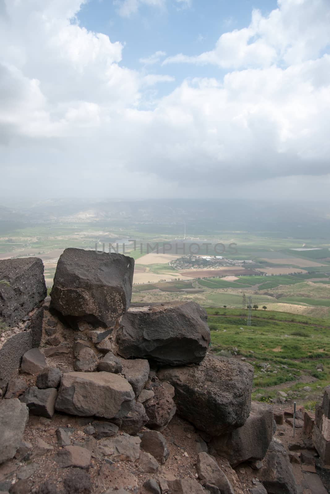 Tourist attraction national park in Israel North