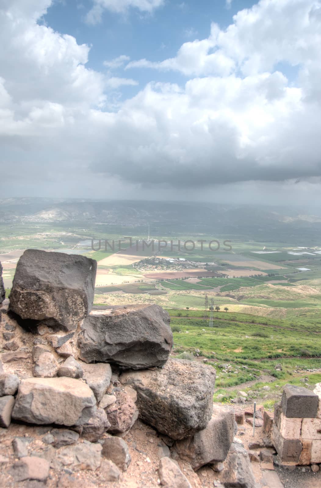 Tourist attraction national park in Israel North