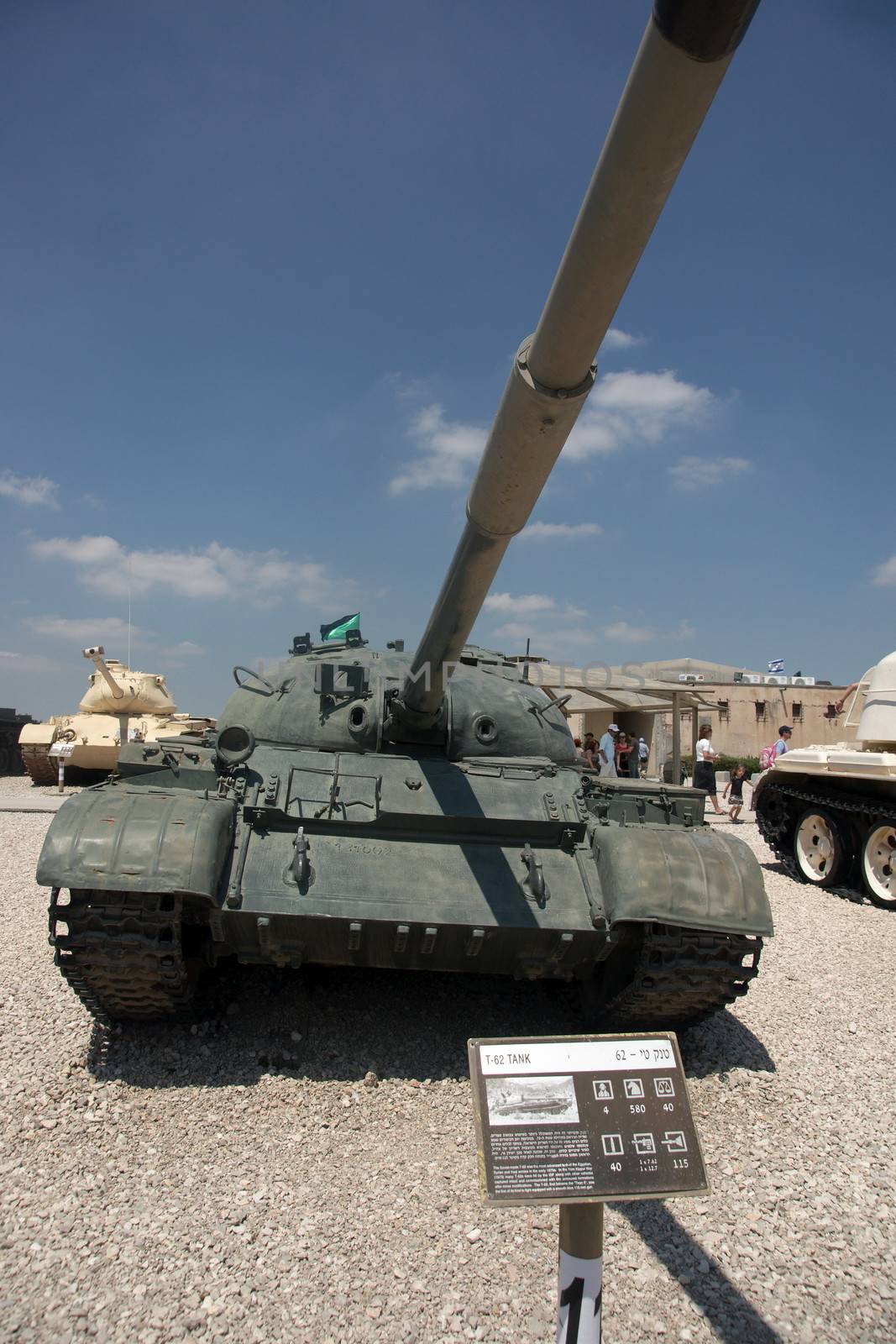 Military history exhibition in Latrun, Israel