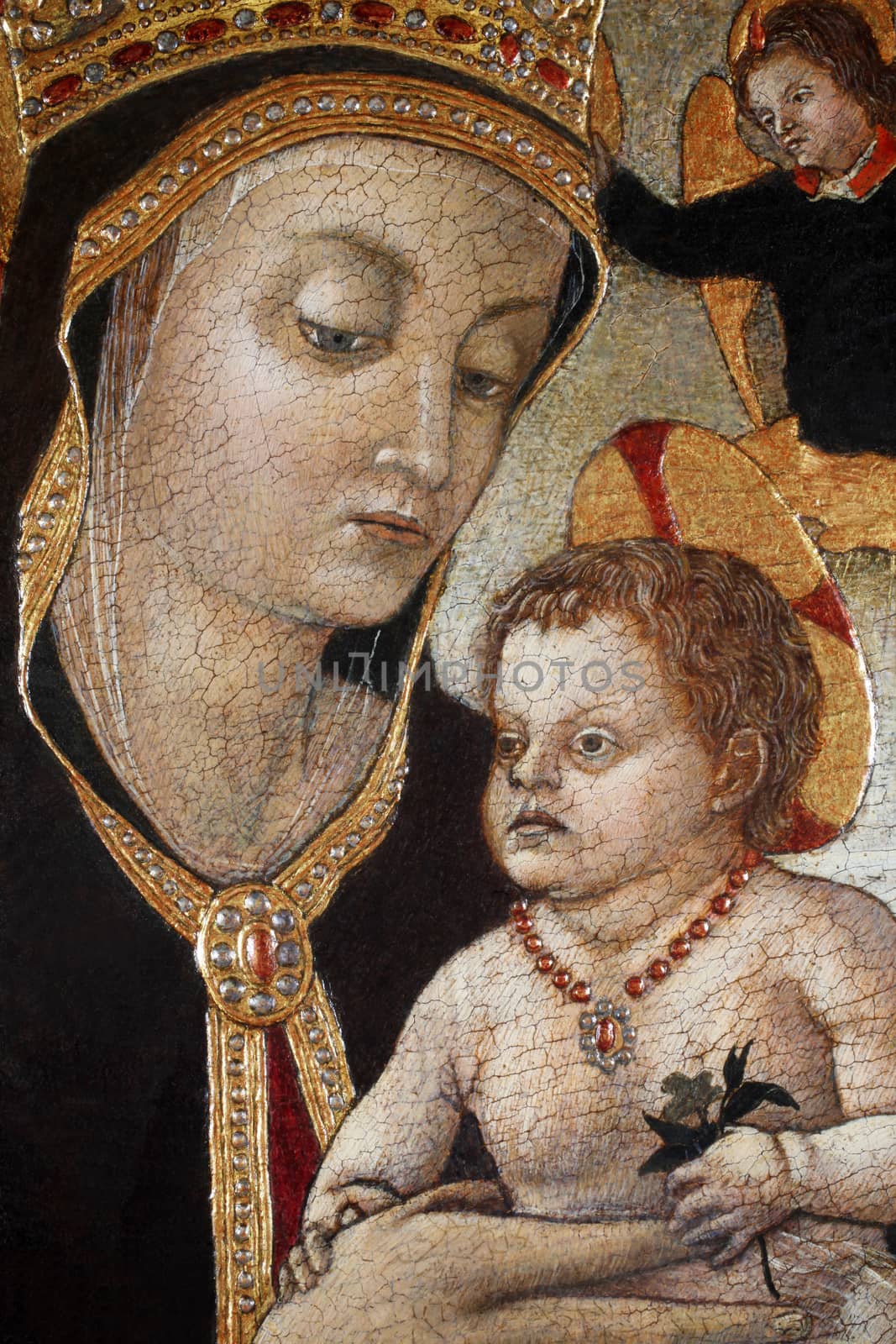 Vittore Crivelli: Madonna with Child, exhibited at the Great Masters Renaissance in Croatia, opened December 12, 2011. in Zagreb, Croatia
