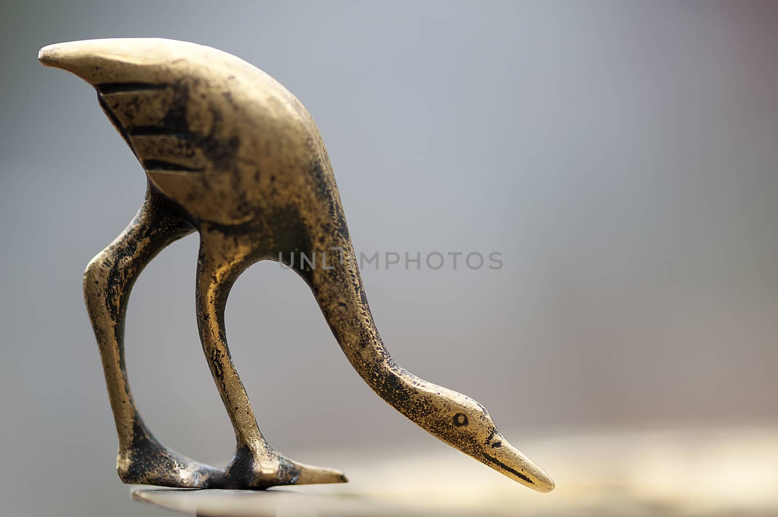 Ornamental bronze stork by remusrigo