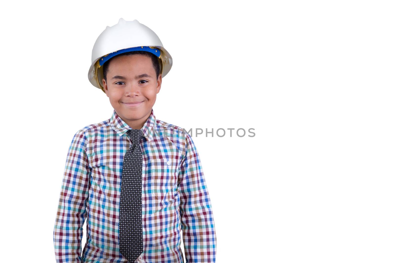Future young African American engineer by coskun