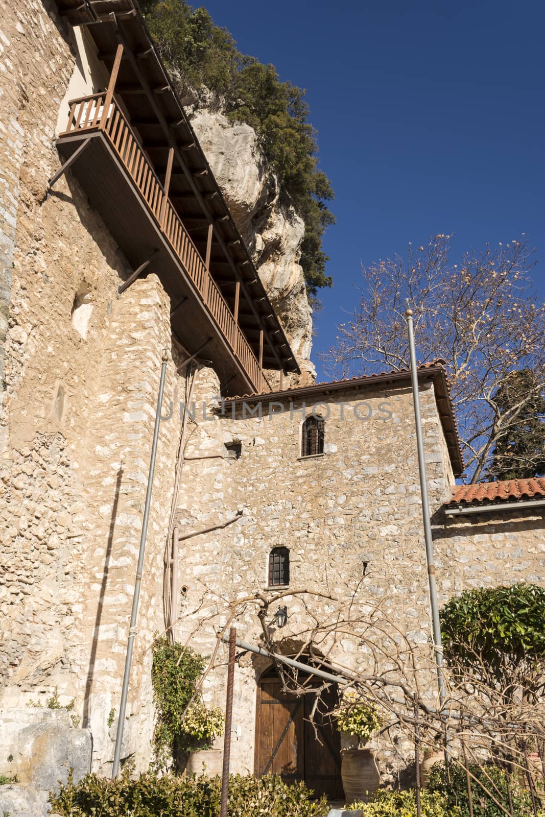 The monastery of Our Lady of Emialon at Dimitsana, Greece