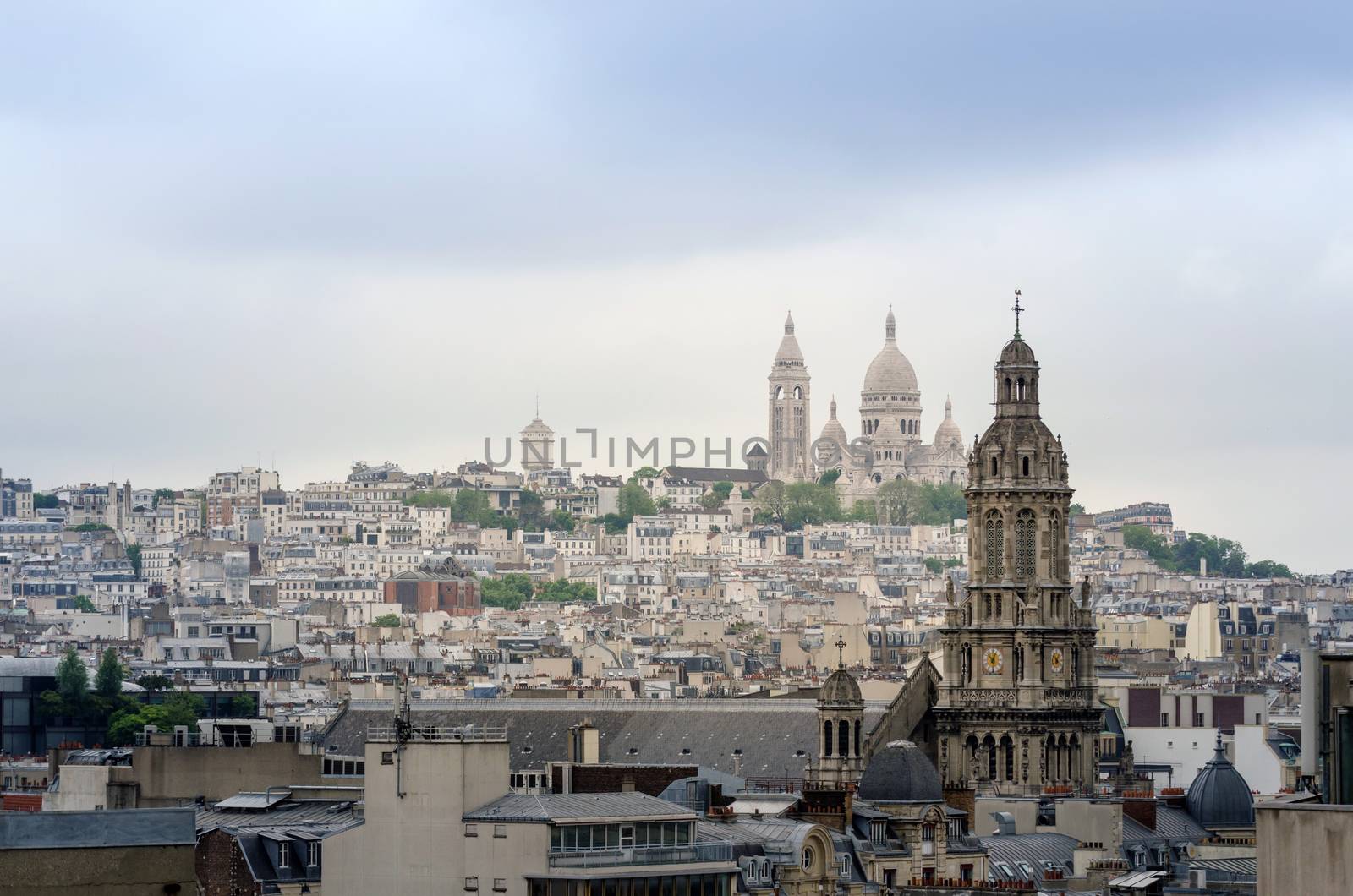 Basilica sacre coeur in Montmartre, Paris, France