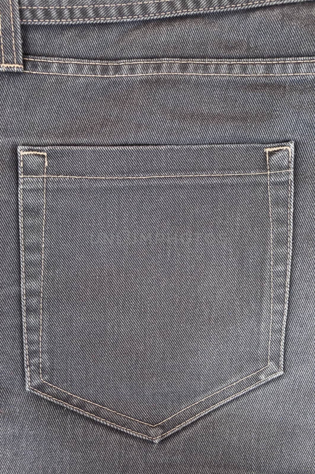 Dark grey jeans pocket by mkos83