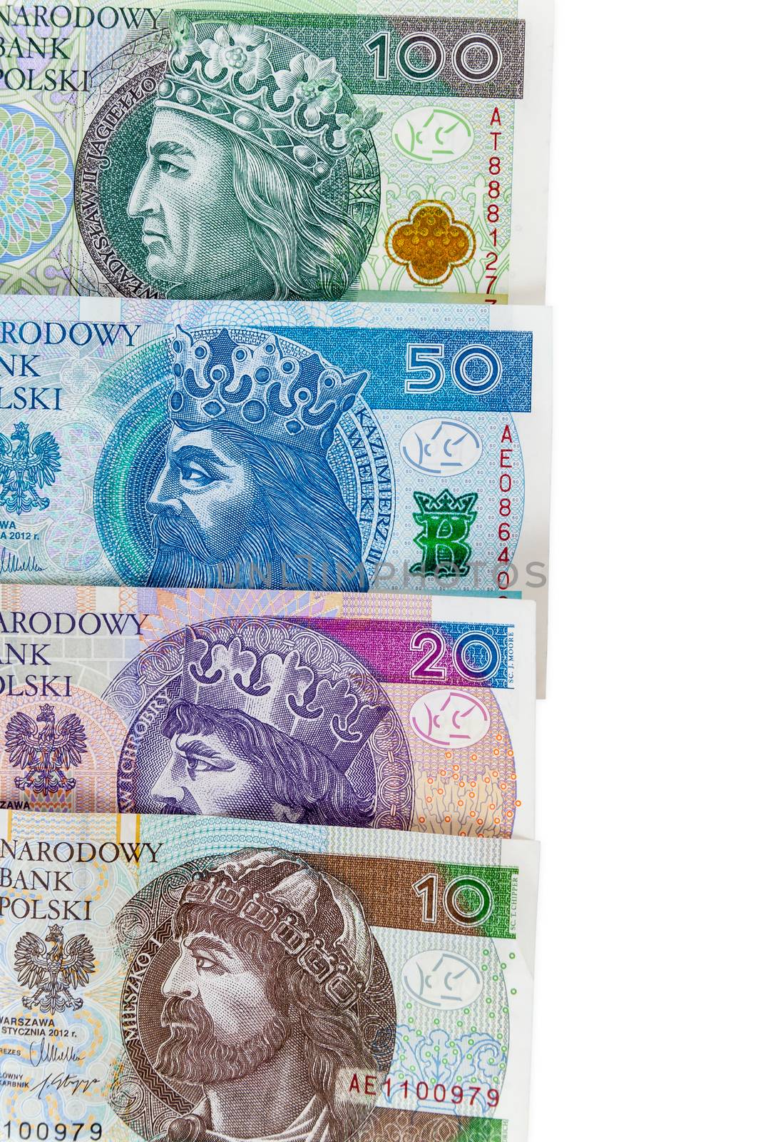 Set of new polish banknotes by mkos83