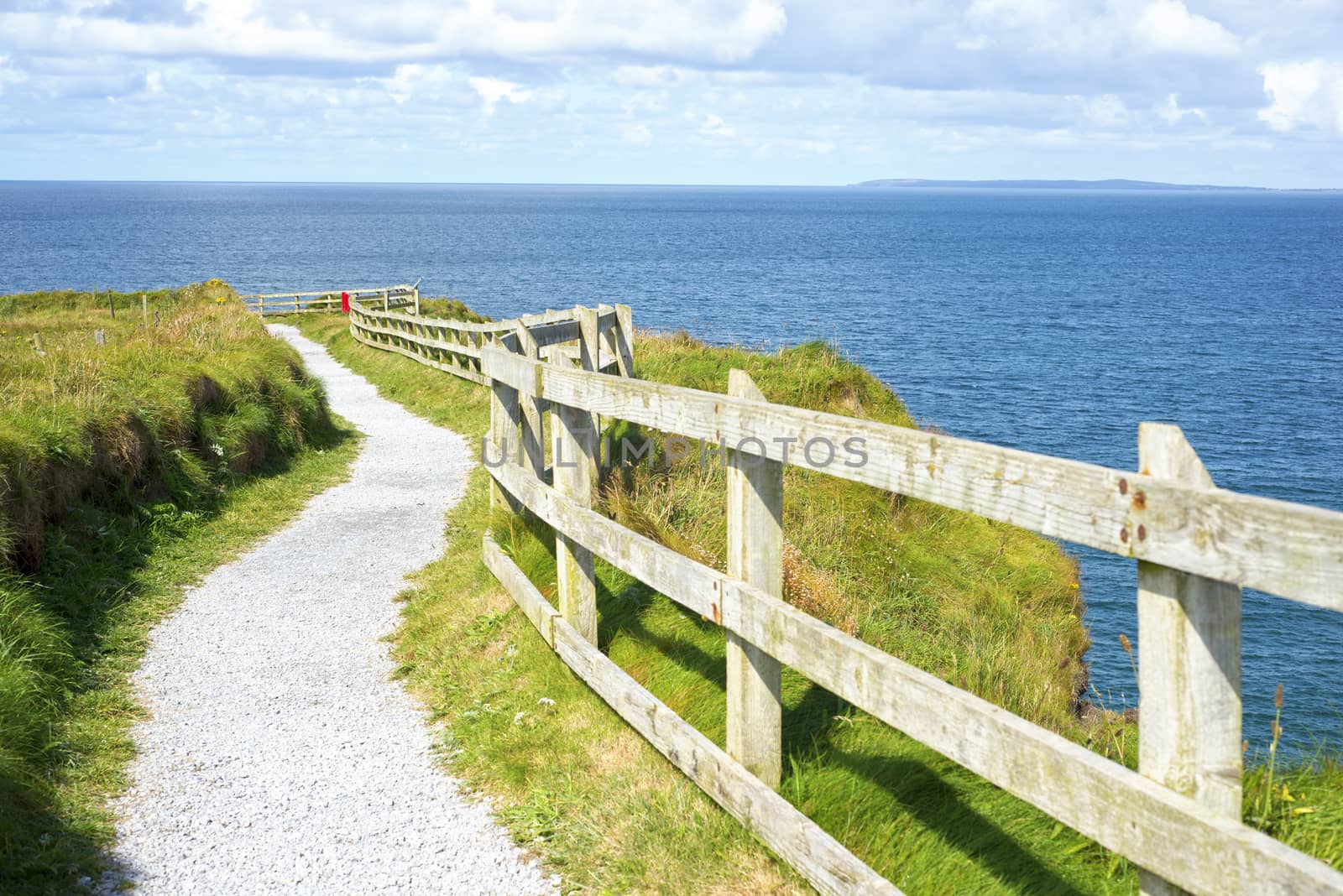 cliff walk on the wild atlantic way in ballybunion by morrbyte