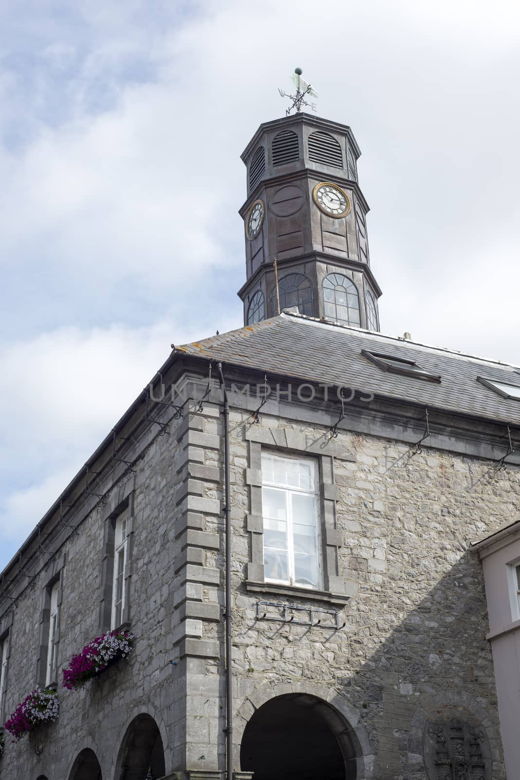 clock tower in kilkenny by morrbyte