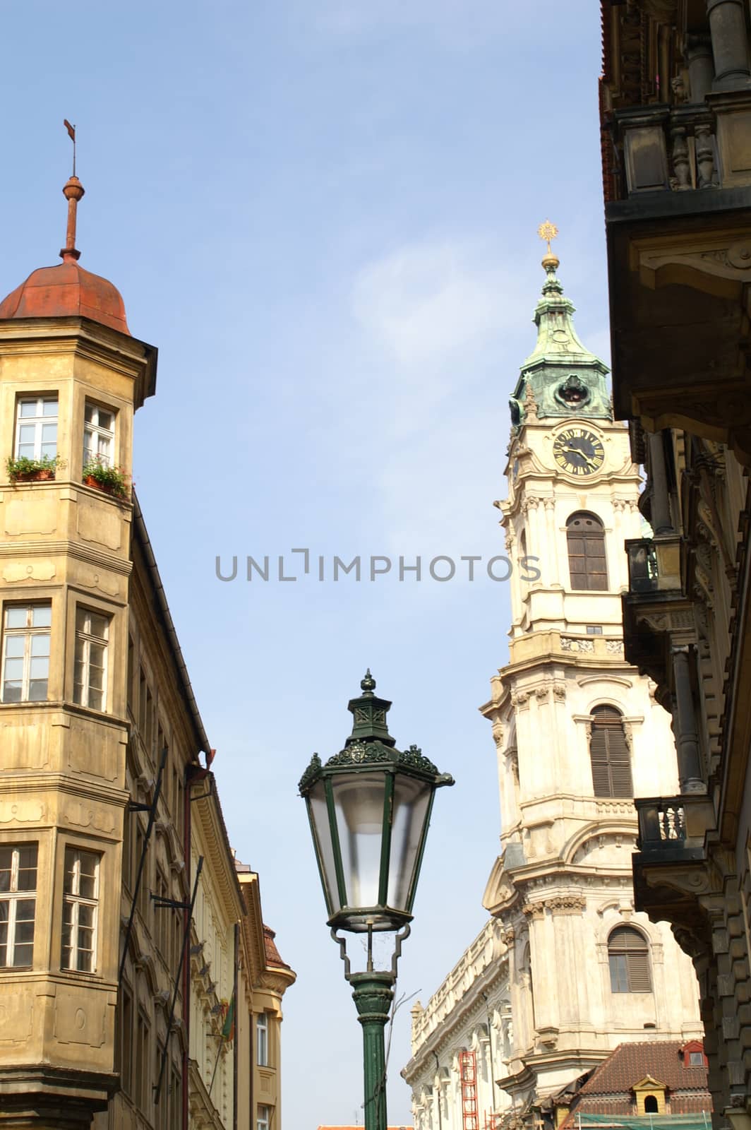 Prague street lamps by javax