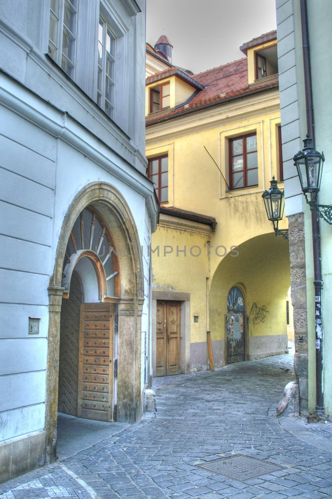 Prague street by javax