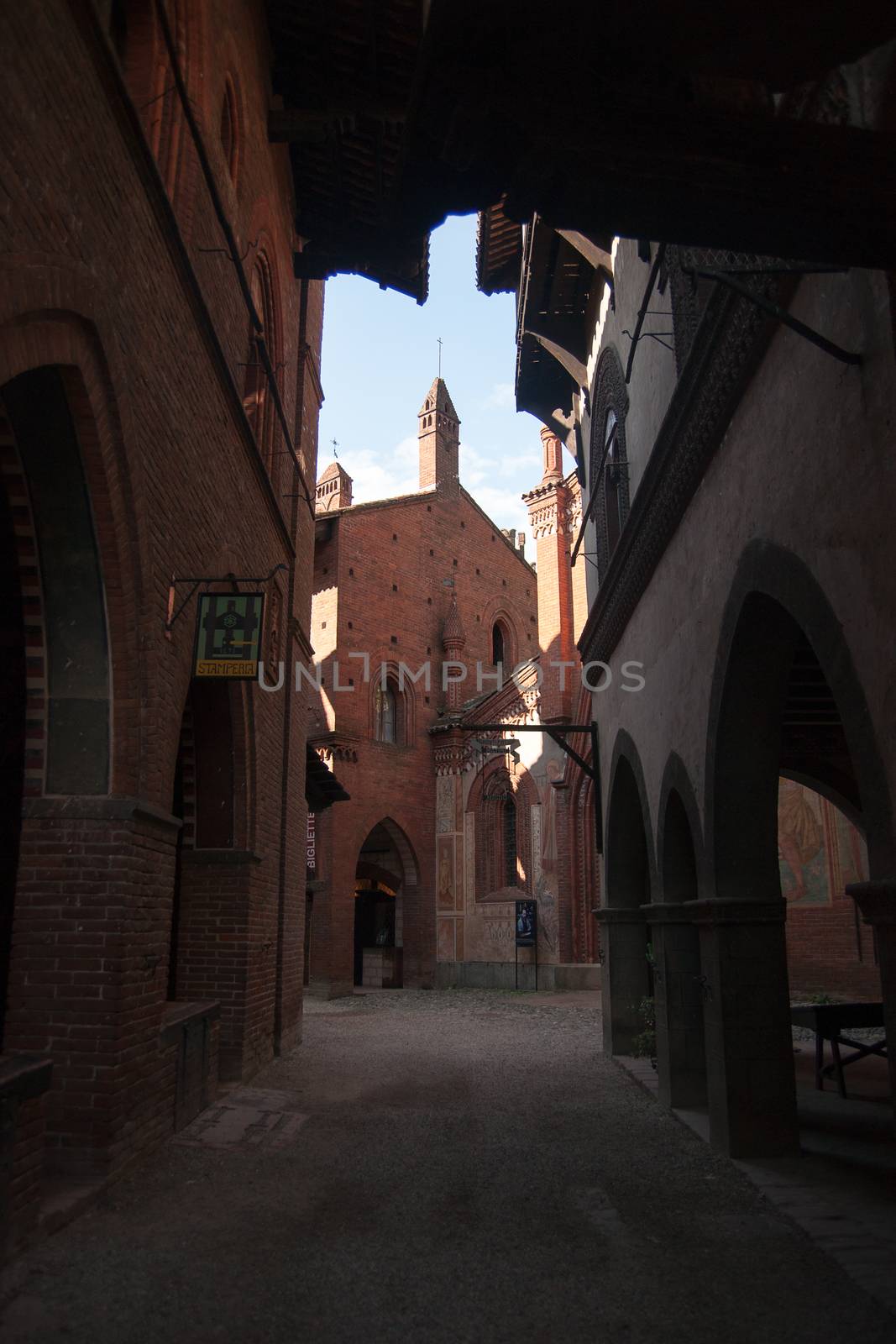 Medieval town in Torino by javax