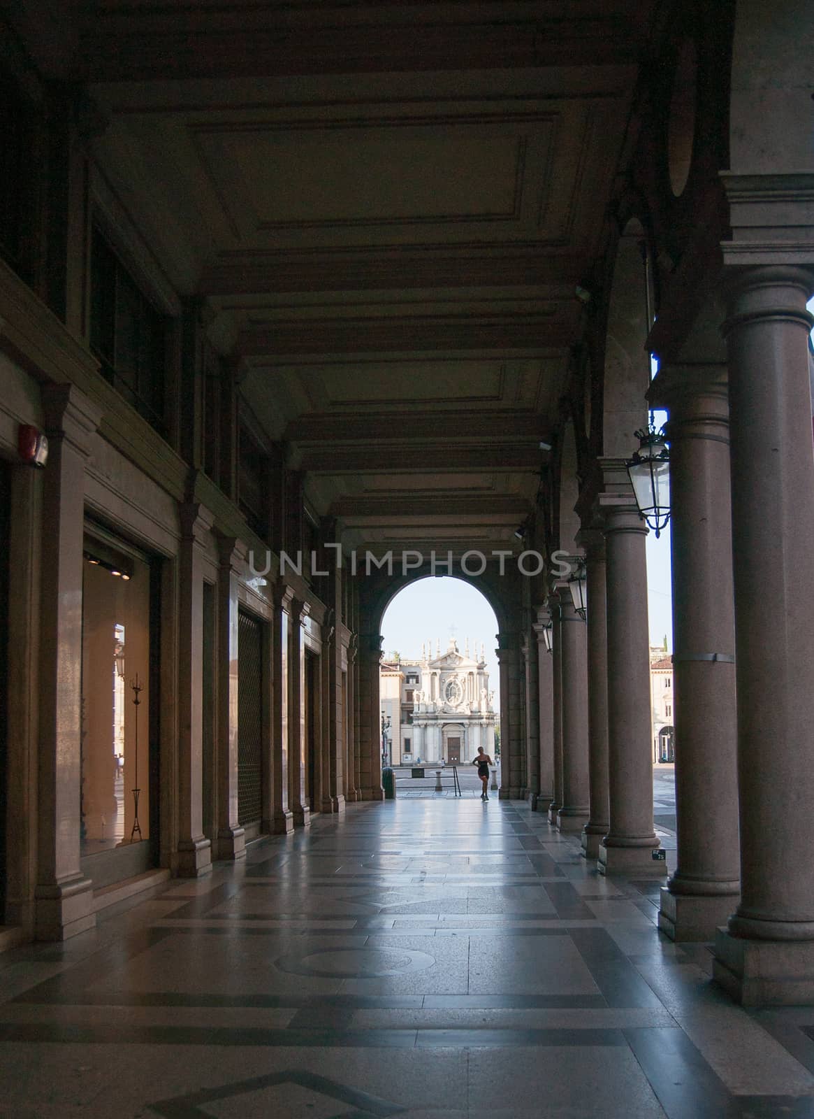 Turin streets at morning by javax