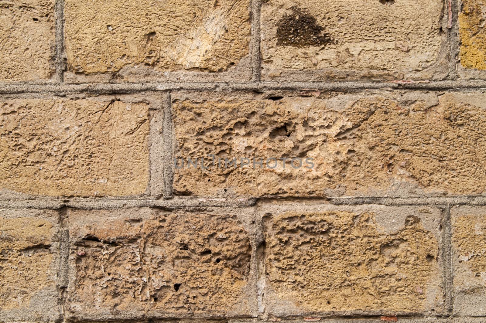 A piece of masonry brick wall texture