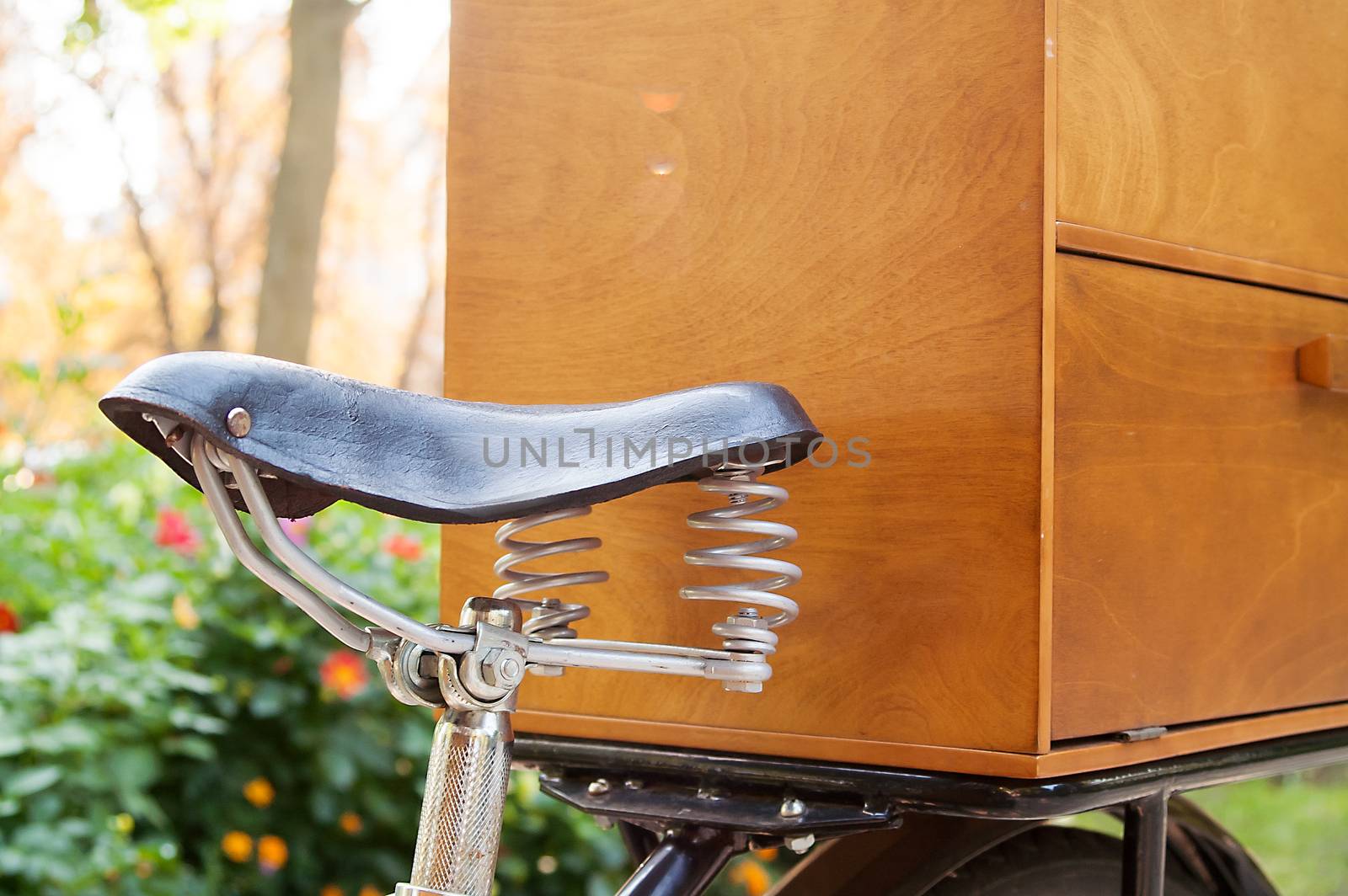 bike with wooden box by antonius_