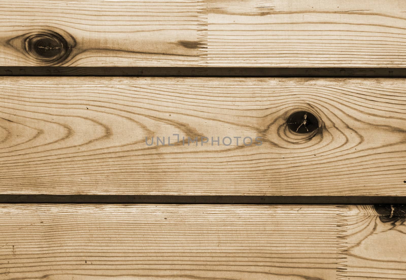 Close-up of lateral wooden lining boards