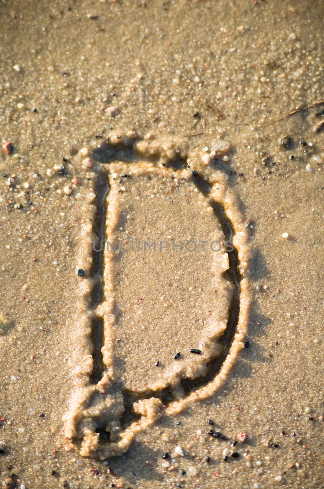 alphabet on natural background, more in this number series