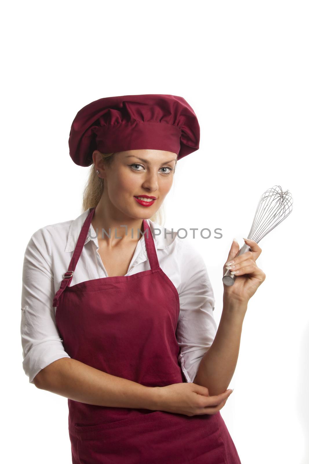 female chef with a beater by bernjuer