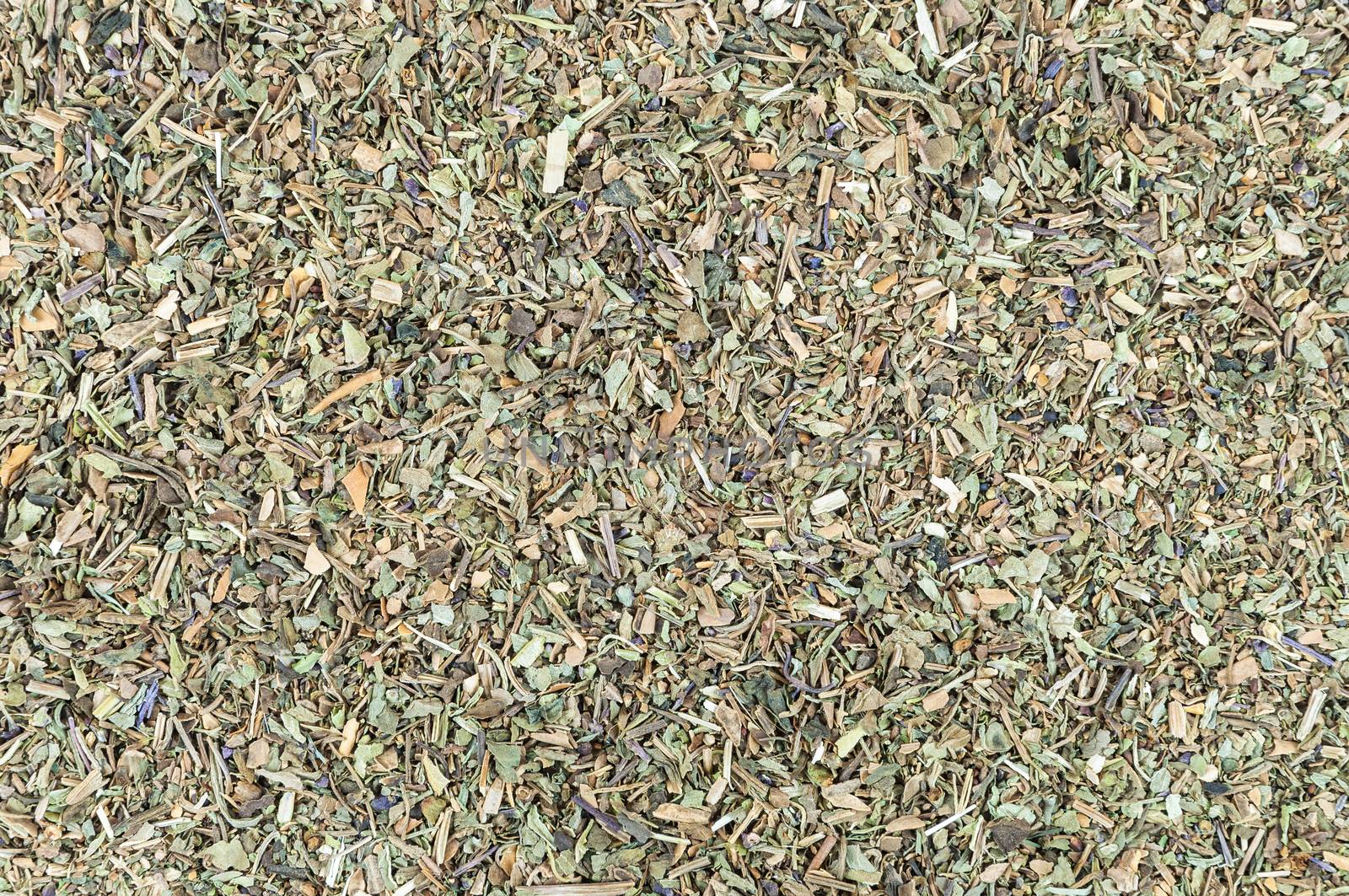 Dried basil spice for background or texture use