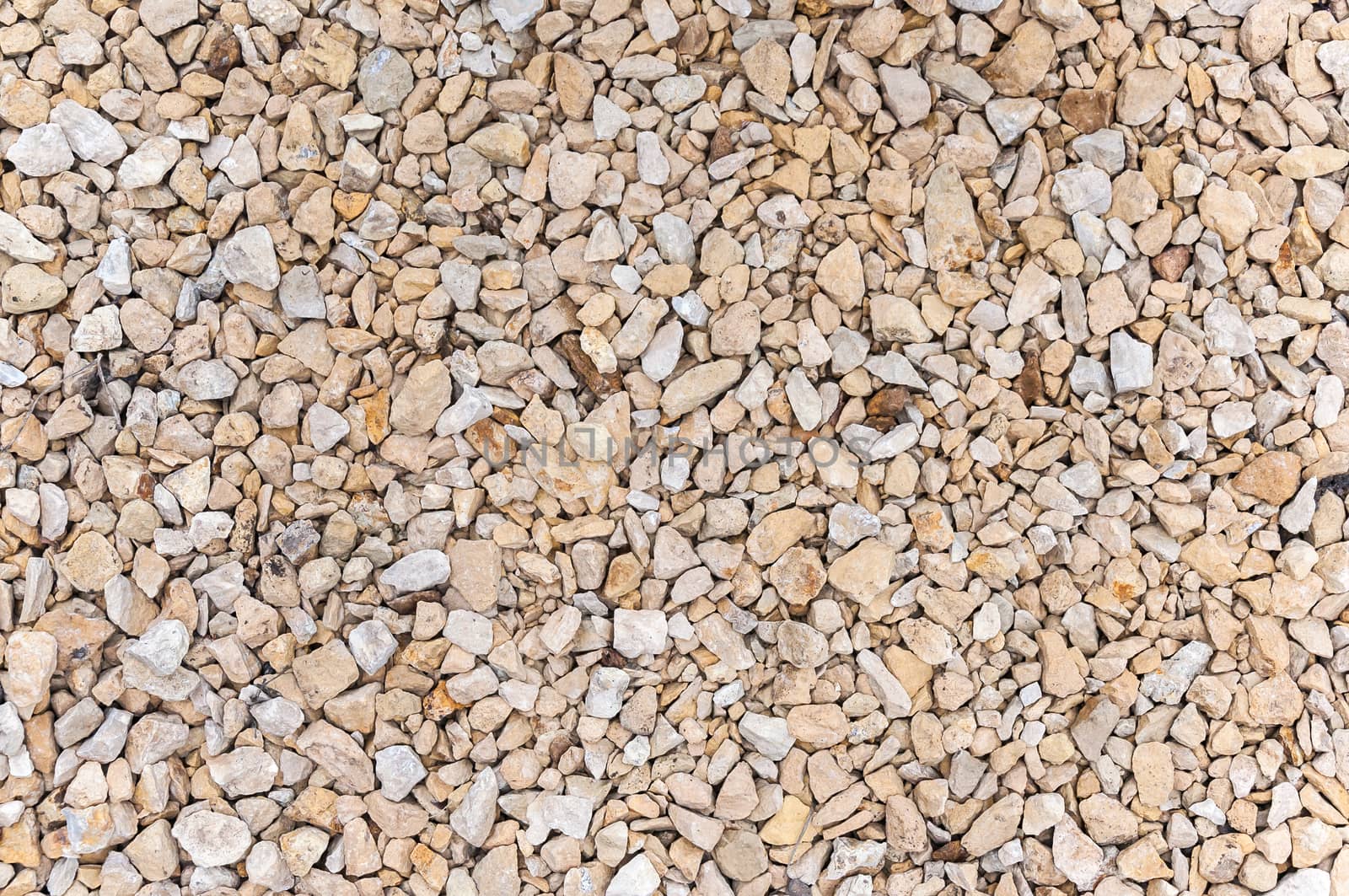 Texture or background made of gravel stones