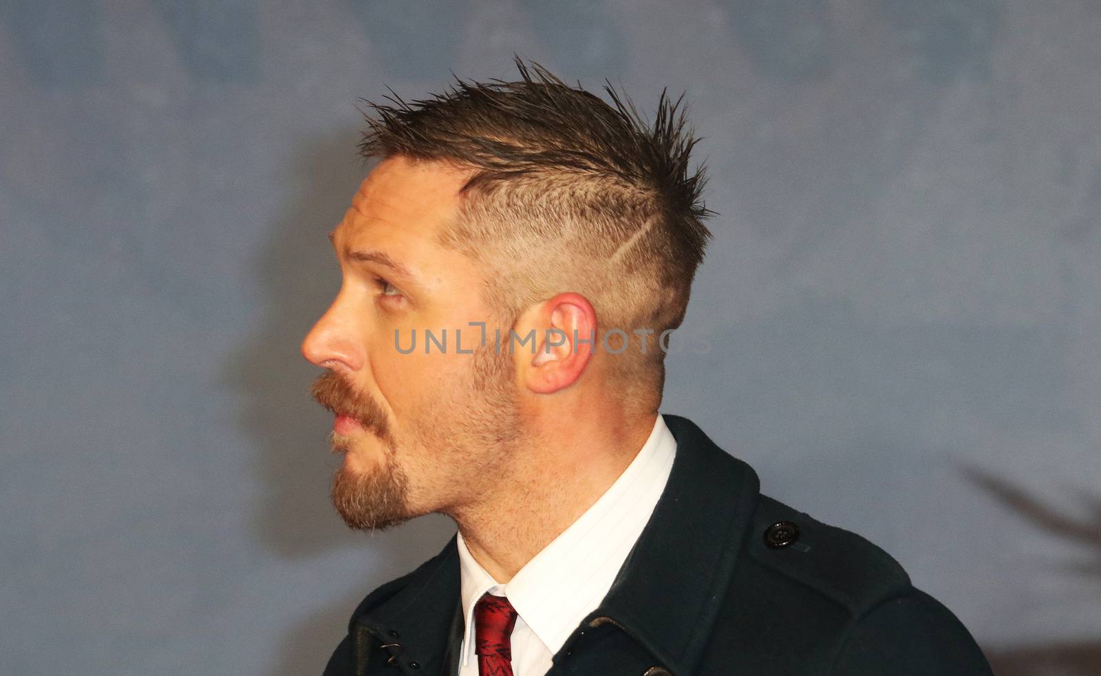 UK, London: Tom Hardy arrives on the red carpet at Leicester Square in London on January 14, 2016 for the UK premiere of the Revenant, Alejandro Gonzalez Inarritu's Oscar-nominated film starring Leonardo DiCaprio.