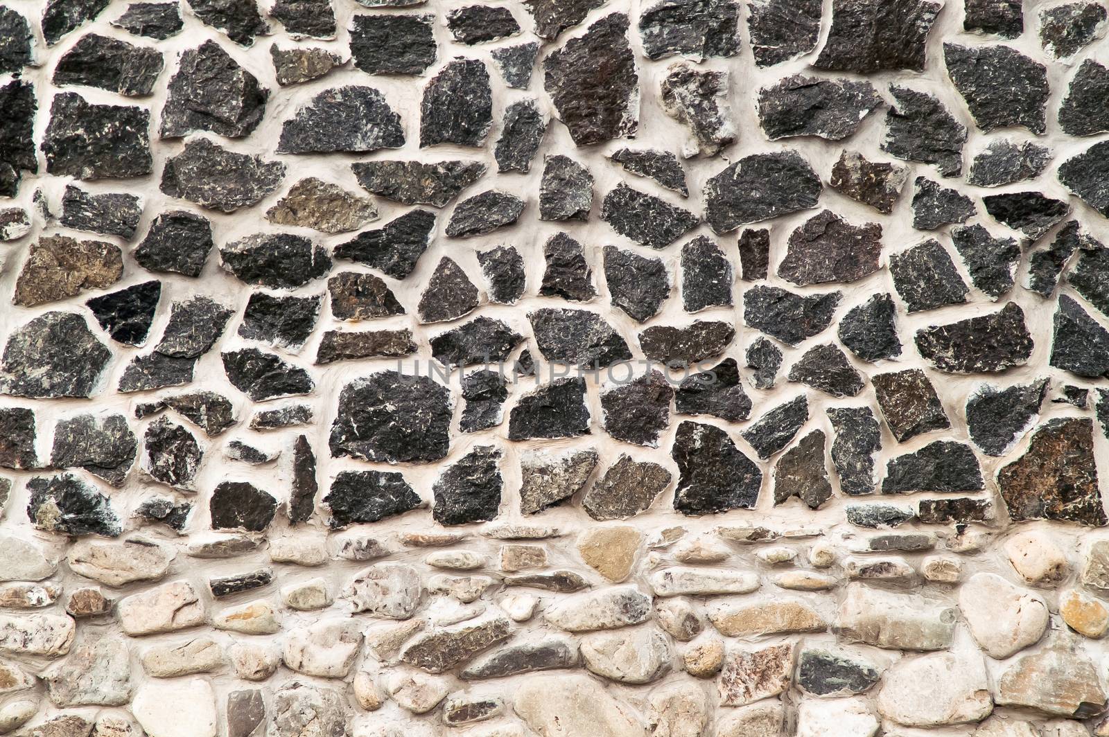 Stone background and wall from a stone brick by antonius_