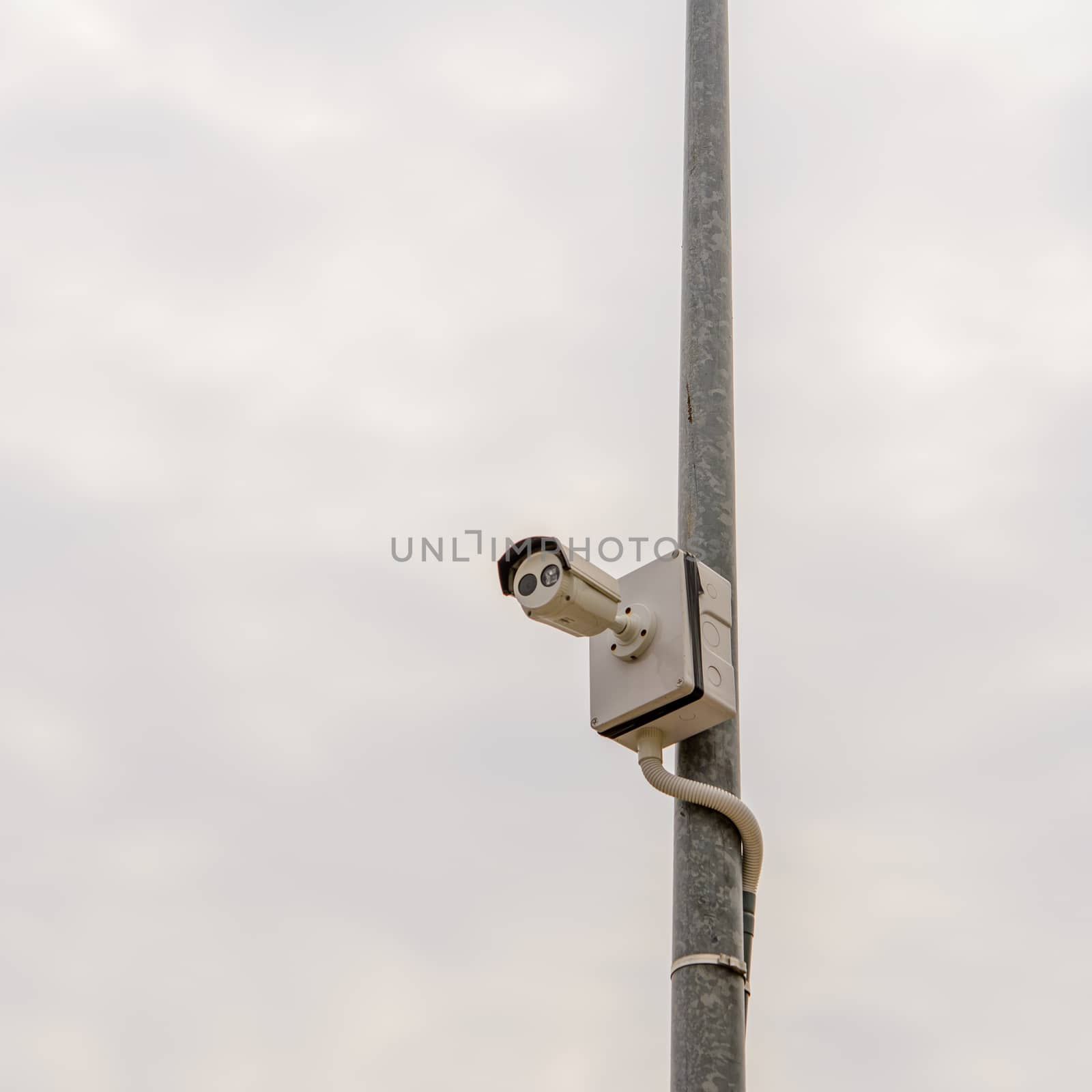 closed circuit camera for security surveillance. by toodlingstudio