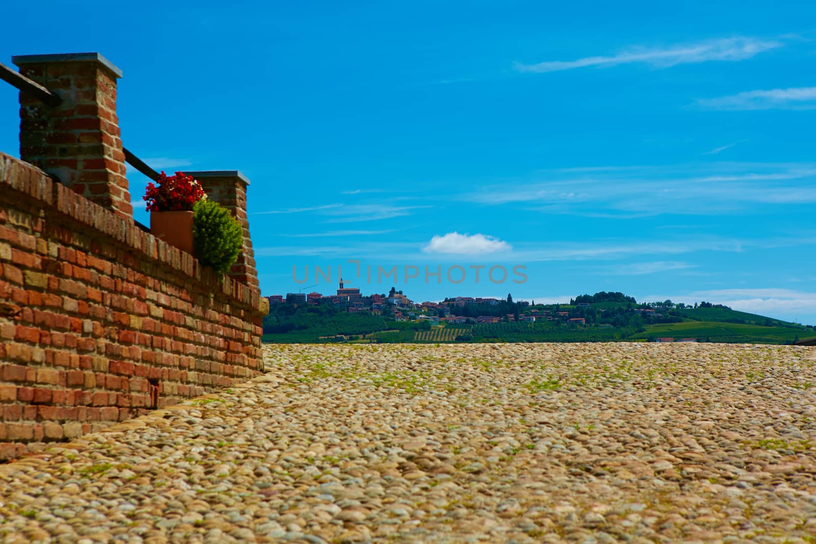 Old castle of Grinzane Cavour in Piedmont, northern Italy.