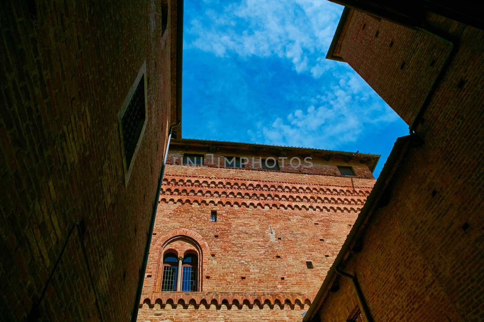 Old castle of Grinzane Cavour in Piedmont by sarymsakov