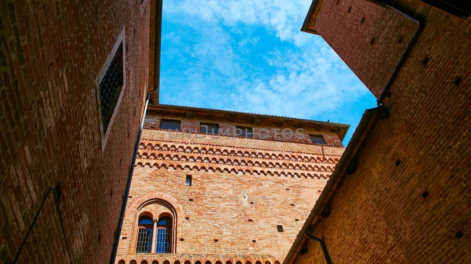 Old castle of Grinzane Cavour in Piedmont by sarymsakov