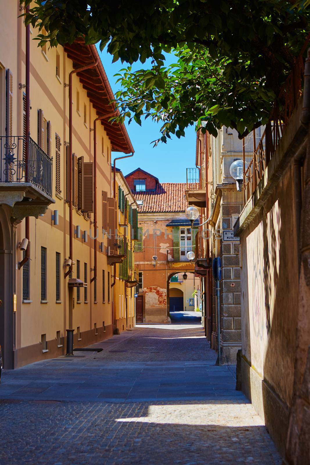 traditional pictorial streets of old italian villages