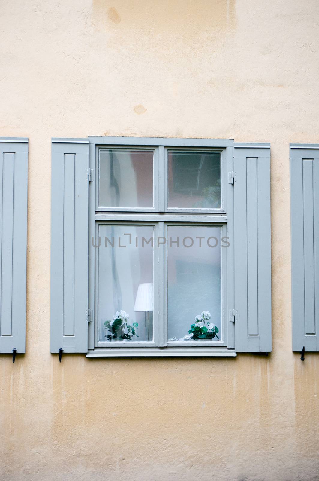 Europe old city windows in sweden travel