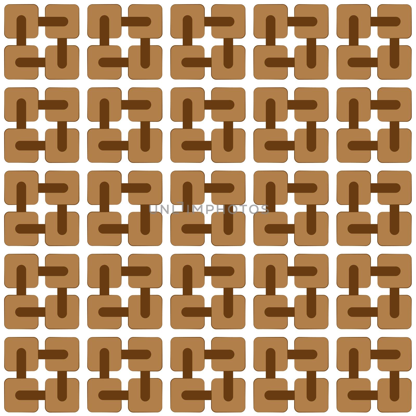 Abstract brown pattern with small squares by Ahojdoma