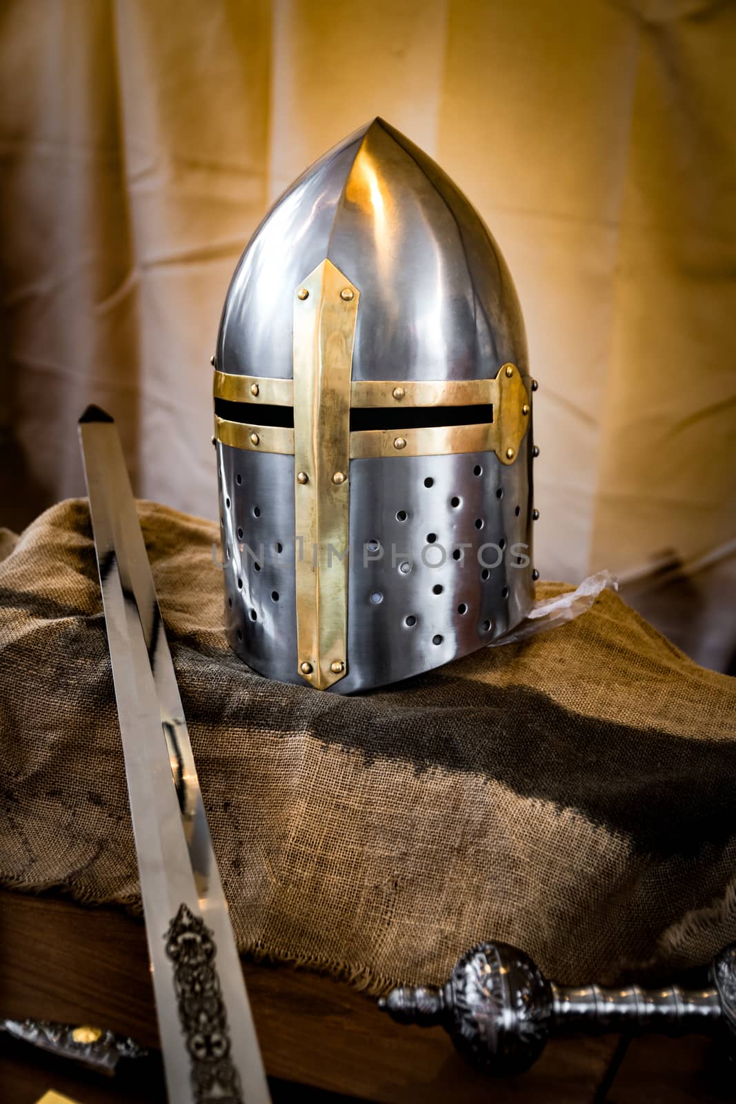Helmet of a crusader armor . by Isaac74