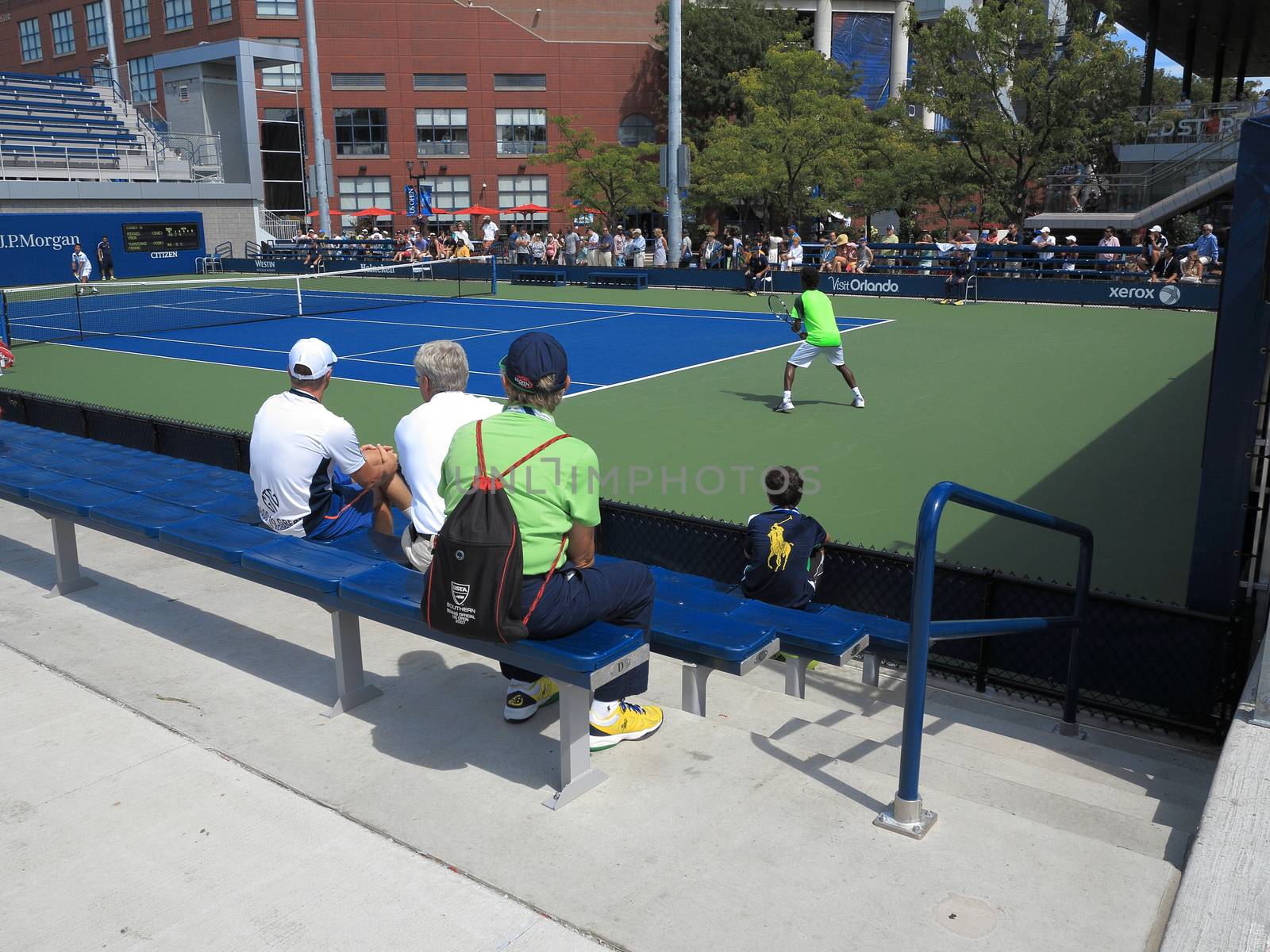 US Open Tennis Side Courts by Ffooter