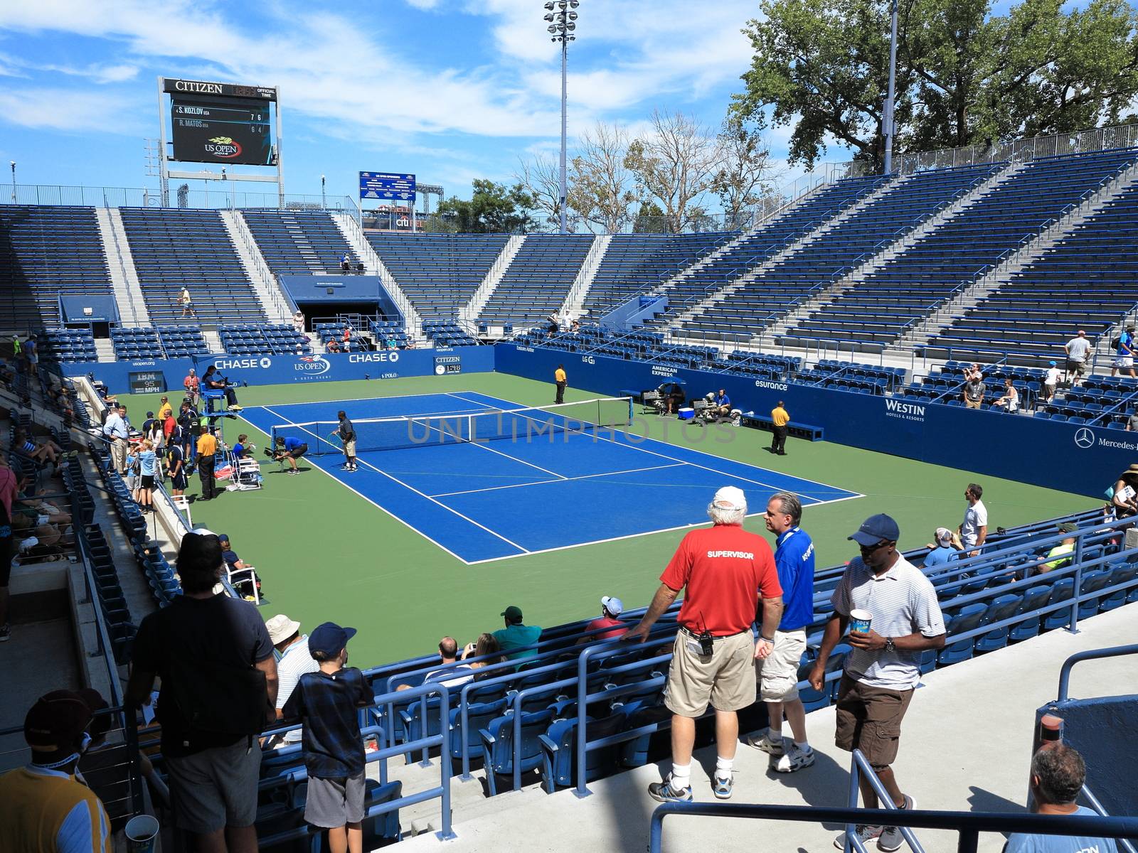 US Open Tennis - Grandstand Court by Ffooter