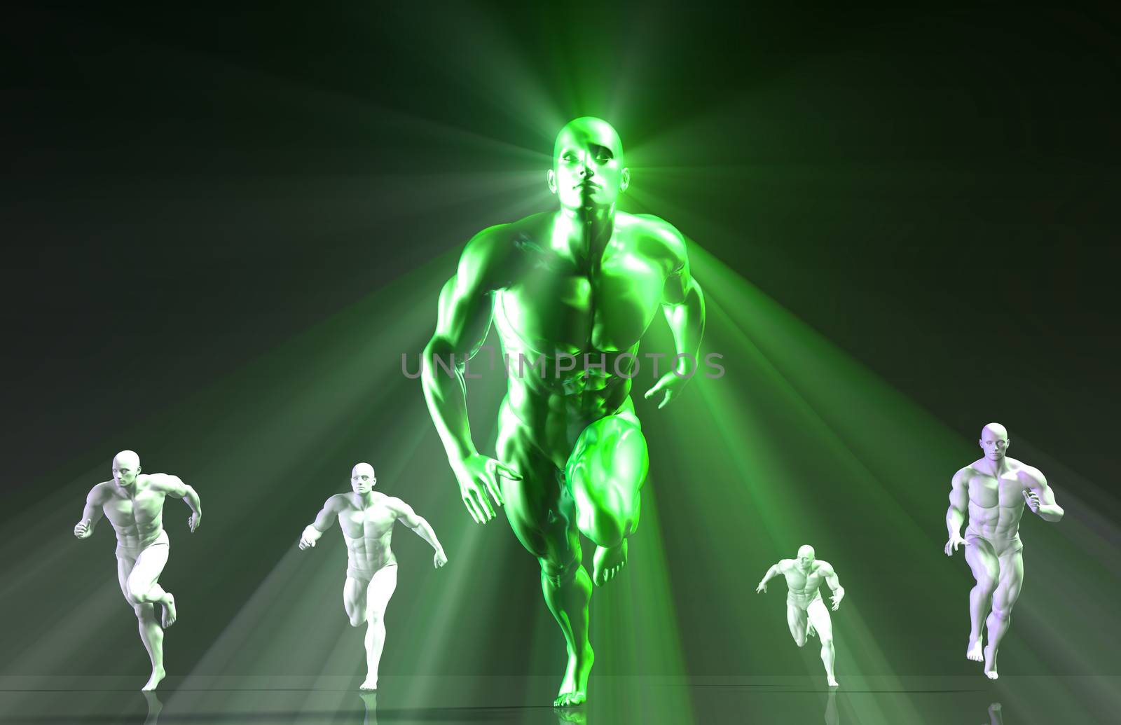 Fitness Training Program as a Art Concept
