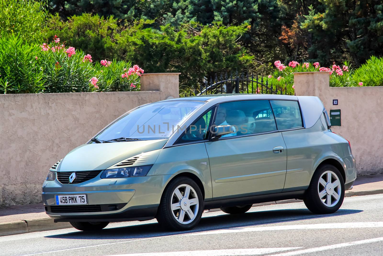 SAINT-TROPEZ, FRANCE - AUGUST 3, 2014: Motor car Renault Avantime at the city street.