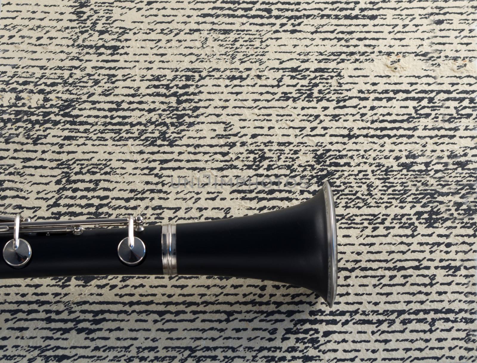 Black Clarinet Bell Close Up by krisblackphotography
