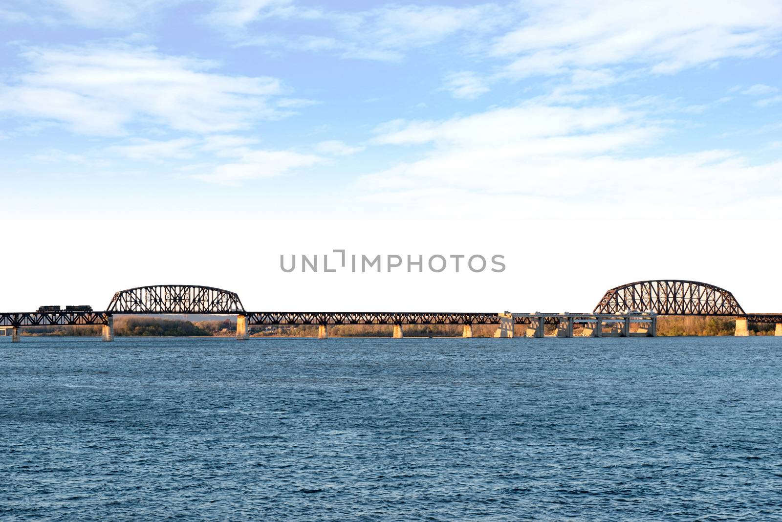 Railroad Bridge in Cincinnati, Ohio, USA by krisblackphotography