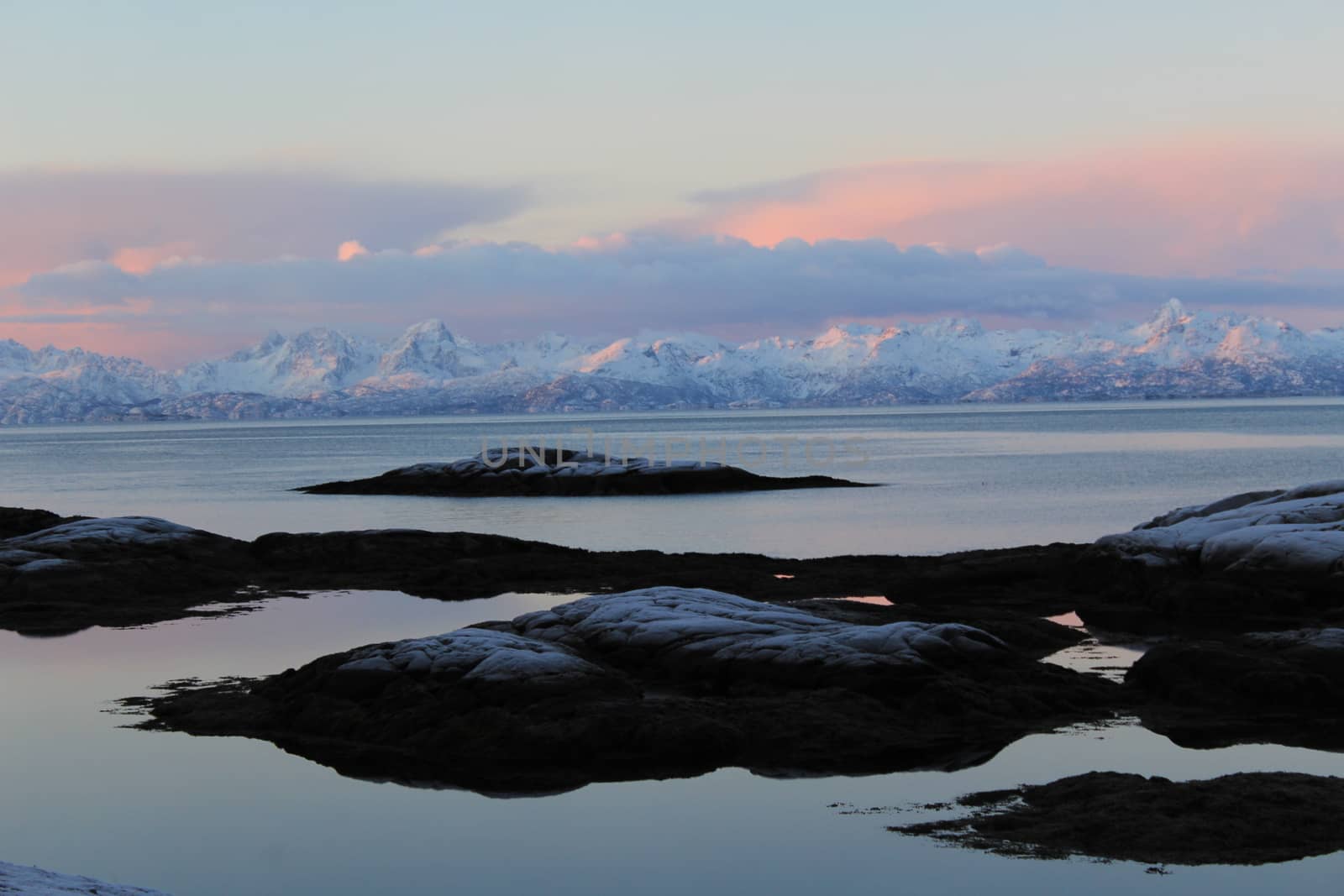 views Arctic landscape